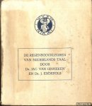 Ginneken, Dr. Jac. Van & Dr. J. Endepols - De regenboogkleuren van Nederlands taal