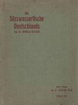 Nitsche, Hinrich - Die Süsswasserfische Deutschlands. Ihre Kennzeichen, Fortpflanzug, Verbreitung und wirtschaftliche Bedeutung