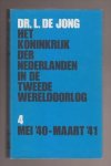JONG, DR. L. DE (1914 - 2005) - Het Koninkrijk der Nederlanden in de Tweede Wereldoorlog 1939 - 1945. Deel 1 t/m 13. 27 banden.