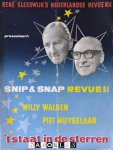 Willy Walden, Piet Muyselaar - 't Staat in de sterren. Snip &amp; Snap Revue 61-62