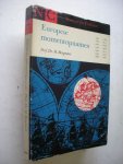 Brugmans, Prof.Dr.H. / Starre, Drs.E.van der, vert.naar Frans ms - Europese Momentopnamen, Europa in 330-----1962 Brugmans, Prof.Dr.H. / Starre, Drs.E.van der, vert.naar Frans ms - Europese Momentopnamen, Europa in 330-----1962