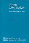 Manders, TH. en Kropman, J. - Sportdeelname: wat weten we er van?