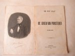 Gunning  J.H. jr. / Dhr. Elout/ Dr. L.R.Reynen / R.Schrader e.a. - Bij het graf van Mr. Groen van Prinsterer 23 mei 1876