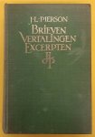 PIERSON, J. L. - Brieven, vertalingen, excerpten.
