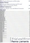 LISMANIS, Reinis - Reinis Lismanis - Trial and Error.