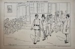 Braakensiek, Johan (1858-1940) - [Original lithograph/lithografie by Johan Braakensiek] Het uitgaan der School in de toekomst, 26 Juli 1896, 1 pp.