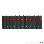 Walch, Christian Wilhelm Franz. - Entwurf einer vollständigen Historie der Kezereien, Spaltungen und Religionsstreitigkeiten bis auf die Zeiten der Reformation. [ complete set, 11 volumes ].
