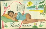 n.n. - (SMALL POSTER / PIN-UP) Piccolo Kalender - 1956 Mei - Myrna Hansen