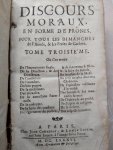 Onbekend - Discours moraux en forme des prones pour tous les Dimanches de l'annee & Les feries de careme (Tome I. II. III, IV. V)
