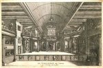 Amsterdamse Schouwburg: - [Kupferstich] De Schouburgh van binnen op `t tooneel aen te sien