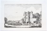 Jan van de Velde II (c. 1593-1641) - Antique print, etching | Ruins of Brederode castle [Set title: Amenissimae aliquot regiunculae...]/Ruine van Bredero, published after 1616, 1 p.