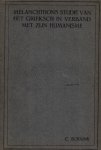 Schaink, C. - Schaink, C.-Melanchthons studie van het Grieksch in verband met zijn humanisme