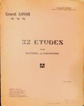 Loyon, Ernest: - 32 études pour hautbois ou saxophone Loyon, Ernest: - 32 études pour hautbois ou saxophone