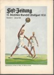 Redaktion - Fest-Zeitung. 15. Deutsches Turnfest Stuttgart 1933