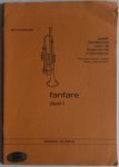 Beekum Jan van - Fanfare deel 1 Speel- studieboek voor de beginnende koperblazer trompet platon bugel hoorn tenorhoorn  bladmuziek