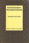 Reinsma, Riemer. - Synoniemenwoordenboek.