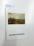 Galerie g. Paffrath Düsseldorf: - Galierie G. Paffrath Herbstausstellung September -Dezember 1989