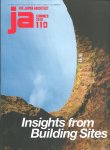 THE JAPAN ARCHITECT - JA 110 - Insights from Building Sites.