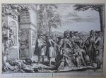 Romeyn de Hooghe (1645-1708) - [Antique print, etching, Romeyn de Hooghe] Zeldzaam Huwelyk [Het raadsel te Nijmegen, 1619], published 1721, 1 p.