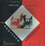 Rodchenko , J. Niemeijer 102461, Chr. Overvoorde - Rodchenko Chess Table 1925 / Schaaktafel [bouwplaat] Paper model, scale 1:7 / Bouwplaat, schaal 1:7