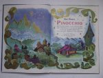 Disney, Walt. - Walt Disney's Pinocchio. De avonturen van Pinocchio met tekeningen van Walt Disney naar de gelijknamige film en naar het verhaal van Collodi. Een gouden "Margriet" boek.