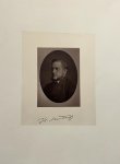  - [Antique print, lithography's, 19th century] Three portraits of painter Hendrik Albert van Trigt (1829-1899), with 1 page text in Dutch, 1 p.