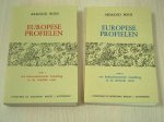 Boni, Armand - Europese  profielen - set van twee delen - deel 1: Een kultuurhistorische wandeling in de twaalfe eeuw / deel 2: Een kultuurhistorische wandeling in de dertiende eeuw