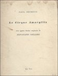 NEUHUYS, Paul; - LE CIRQUE AMARYLLIS,