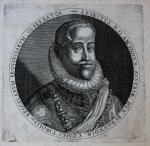Hogenberg, Johann (fl. 1594-1614) - Print/Portrait/Portret: Aartshertog Ernst van Oostenrijk/Ernst of Austria.
