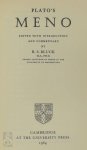 R.S. Bluck - Plato's Meno Edited with introduction and commentary by R.S. Bluck
