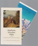 Heinrich C Berann - Reliefkarte Schwaben, Allgau : mit alphabetischem Verzeichnis der bedeutendsten Sehenswürdigkeiten.