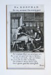 Luyken, Jan (1649-1712) and Luyken, Caspar (1672-1708) - Antique print/originele prent: De Koopman/The Merchant.
