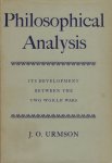 Urmson, J.O. - Philosophical Analysis - Its development between the two world wars