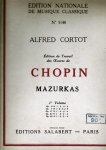 Chopin Frederic Alfred Cortot - Mazurkas 1ste Volume