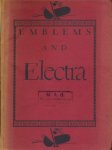 Dwiggins, W. A. (drawings) & William Rose Benét (verses) - A Bakers' Dozen of Emblems and Electra: A New Linotype Face from the hand of said W.A.D.