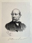Lankhout, Samuel (1826-1894) - [Original lithography, 19th century] Portrait print of painter Jan Hendrik van de Laar (1807-1874), lithographed by Samuel Lankhout (1826-1894), 1 p.