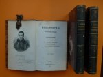 BALMÈS, J. - Philosophie fondamentale. Traduite de l'espagnol par Manec (Edouard). Précédée d'une lettre approbative de monseigneur Dupanloup, évêque d'Orléans. Complete in 3 volumes.