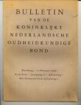  - Bulletin van de Koninklijke Nederlandsche Oudheidkundige Bond. Zesde Serie / jaargang 13/ Afleverinbg 1 met nieuwsbulletin aflevering 2