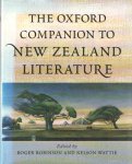 Robinson, Roger & nelson Wattie - The Oxford Companion to New Zealand Literature
