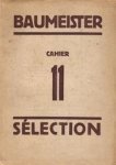 Grohmann W. [A.O.] - Willi Baumeister Sélection cahier 11