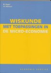 B. Kaper 85338,  Amp , H. Hamers - Wiskunde met toepassingen in de micro-economie