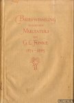 Funke, Dr G.L. (uitgeg. door) - Briefwisseling tusschen Multatuli en G.L. Funke
