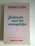 Leduc, Violette - Zoektocht naar het onmogelijke