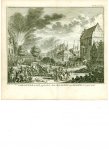 Fokke, Simon (Wagenaar, jan) - 's Graavenhaage, geplonderd, door Maarten van Rossem, in 't jaar 1528 originele kopergravure