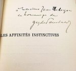 POURTALÈS, Guy de - Les affinités instinctives.
