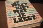 Diverse, zie info - Je weet niet wat je leest / druk 1