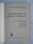 Mamuzic, Prof. Dr. Z.P. - Translation: Leo.F. Boron - Introduction to general topology.