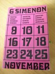 Simenon, Georges vert. Prinsen, G.A. omsl. Bruna, Dick - November Simenon, Georges vert. Prinsen, G.A. omsl. Bruna, Dick - November