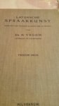 Vroom H Dr - Latijnsche spraakkunst