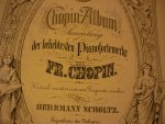 Chopin; Fr. - Chopin-Album (Herrmann Scholz); Sammlung der beliebsten Pianofortewerke von Chopin